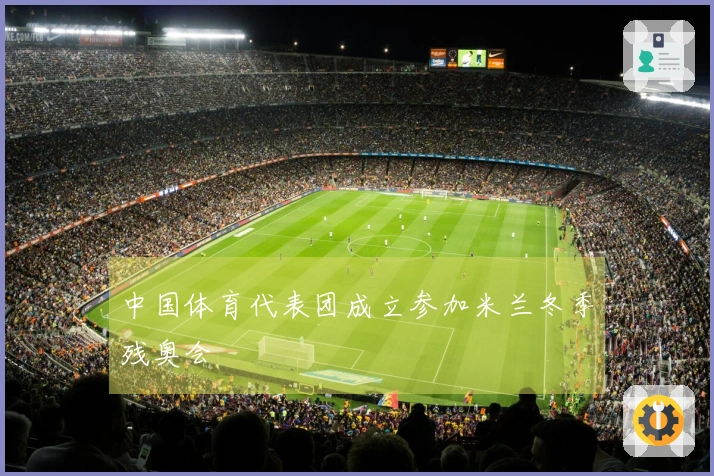 中国体育代表团成立参加米兰冬季残奥会